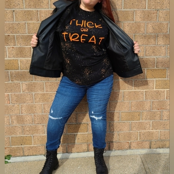 Custom Halloween Splatter Shirt Size XL - Picture 2 of 5